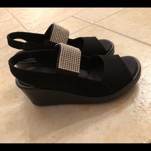 Shoes - black with bling!